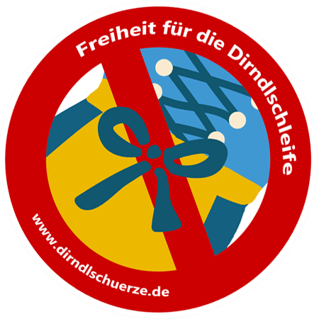 Dirndlschleife Symbol Freiheit
